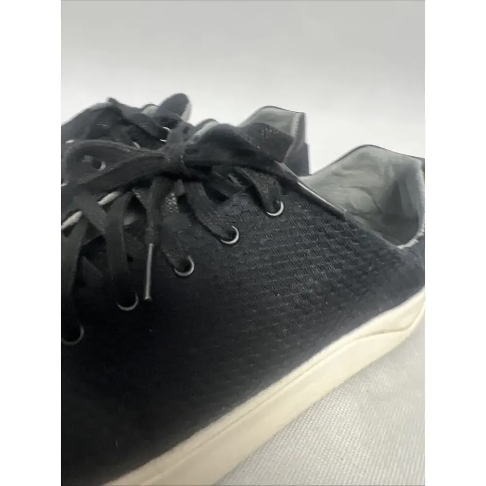 Olukai Lae' Ahi Li Black Canvas Lace Up Sneakers Shoes Mens Size 10